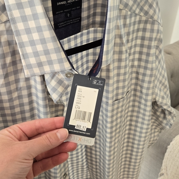 NWT Daniel Hechter button-up shirt - Picture 5 of 7